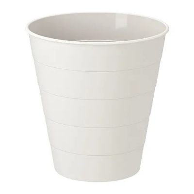 FNISS waste bin, white, 10 L