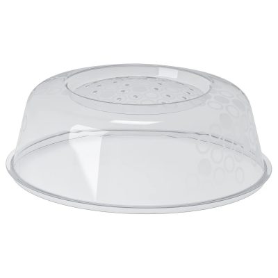 PRICKIG microwave lid, grey, 26 cm