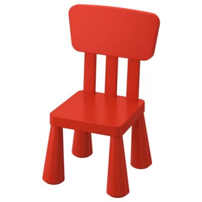 MAMMUT children’s chair in/outdoor,white/blue/pink/red - Image 3