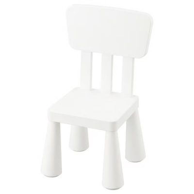 MAMMUT children’s chair in/outdoor,white/blue/pink/red
