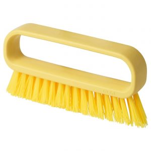 PEPPRIG scrubbing brush for corners, yellow