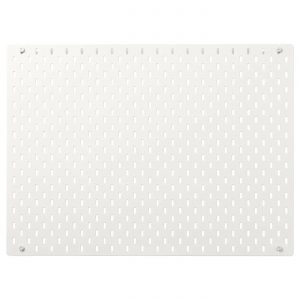 SKÅDIS pegboard, white, 76x56 cm