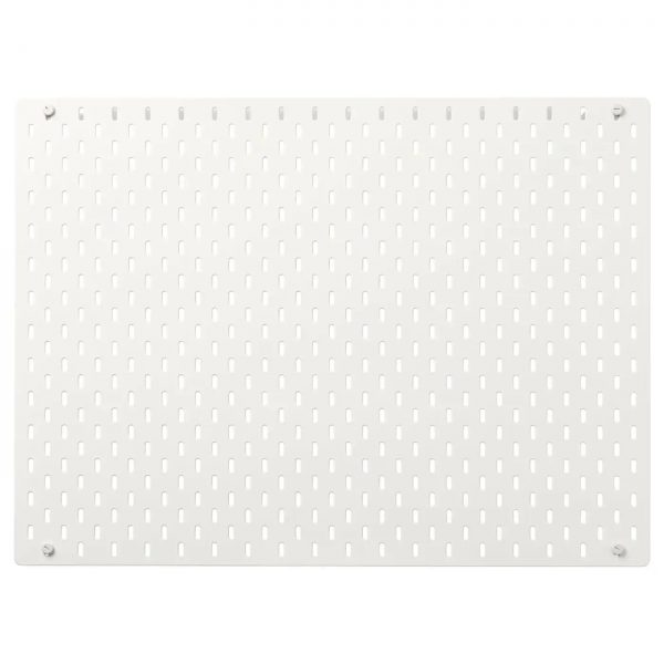 SKÅDIS pegboard, white, 76x56 cm